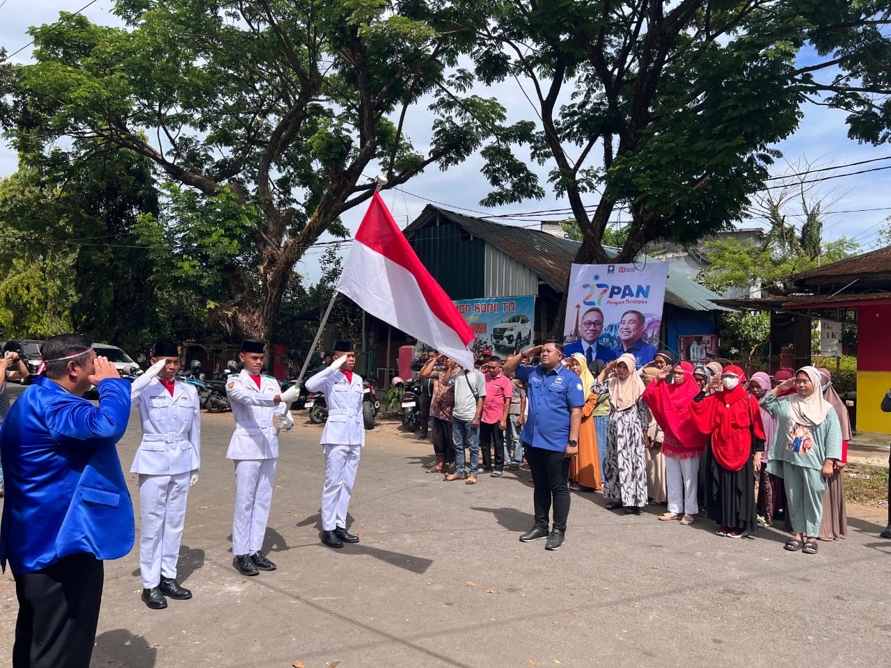 80 Tahun Merdeka, Kader PAN Maros Tegakkan Jiwa Perjuangan di Jalan Cendana