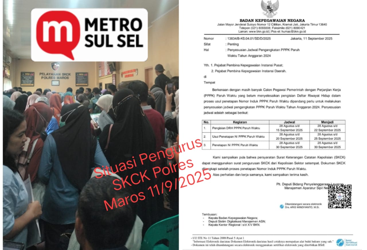 Lonjakan PPPK Paruh Waktu Bikin Aplikasi Presisi Polri Error, BKN Terbitkan Edaran Atur Ulang Jadwal SKCK