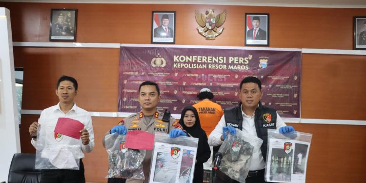 Polres Maros Amankan Pelaku Pembakaran Lemari Perlengkapan Ibadah di Masjid