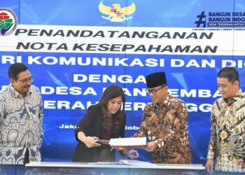 KEMENDES BERSINERGI KEMENKOMDIGI PERKUAT INTERNET DESA INDONESIA