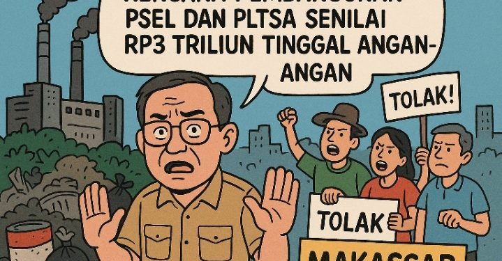 PROYEK PEMBANGKIT LISTRIK SENILAI RP3 TRILIUN MAKASSAR MASIH JADI ANGAN-ANGAN
