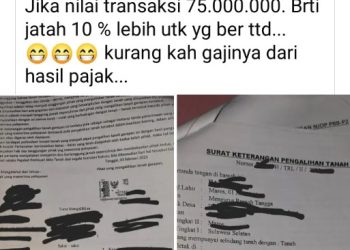 Camat Tanralili Diduga Pungli Rp8 Juta Lewat Surat Garapan