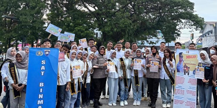 POLRES MAROS GAUNGKAN KAMPANYE ANTI NARKOBA, REMAJA JADI FOKUS UTAMA