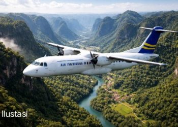 ATR INDONESIA AIR TRANSPORT HILANG KONTAK DI KAWASAN TAMAN NASIONAL BABUL