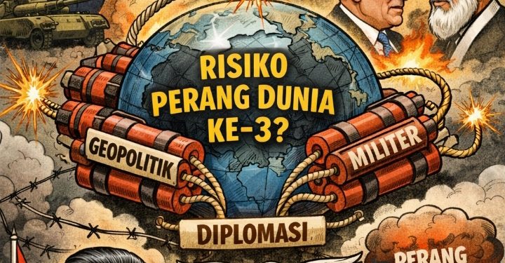 RISIKO PERANG DUNIA KETIGA DINILAI MENINGKAT, NAMUN BELUM ADA INDIKASI KONFLIK GLOBAL DALAM WAKTU DEKAT