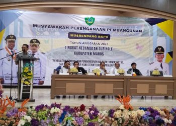 MUSRENBANG KECAMATAN TURIKALE TA 2027 TUTUP RANGKAIAN DI MAROS, INFRASTRUKTUR DAN LINGKUNGAN JADI PRIORITAS