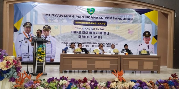 MUSRENBANG KECAMATAN TURIKALE TA 2027 TUTUP RANGKAIAN DI MAROS, INFRASTRUKTUR DAN LINGKUNGAN JADI PRIORITAS