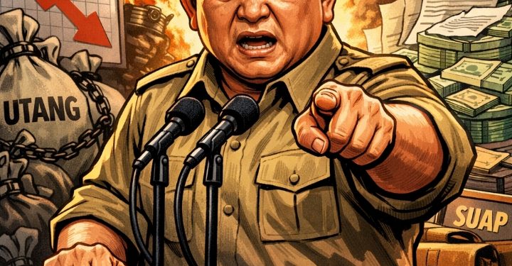 APBN 2026 TERTEKAN UTANG, PRABOWO GAS POL KEJAR KORUPTOR & PENGEMPLANG PAJAK