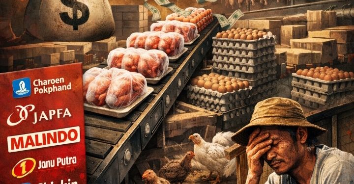 60% ANGGARAN MBG DIKUASAI ENAM KORPORASI AYAM, PETERNAK RAKYAT TERSINGKIR