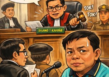 SIDANG PERDANA KASUS KONI MAROS DIGELAR DI TIPIKOR MAKASSAR, AGENDA PEMBACAAN DAKWAAN
