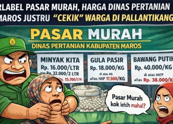 BERLABEL PASAR MURAH, HARGA DINAS PERTANIAN MAROS JUSTRU "CEKIK" WARGA DI PALLANTIKANG