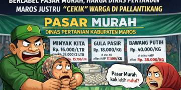 BERLABEL PASAR MURAH, HARGA DINAS PERTANIAN MAROS JUSTRU "CEKIK" WARGA DI PALLANTIKANG