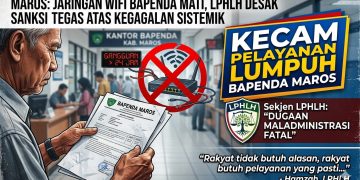 Pelayanan Publik Lumpuh Total! Dugaan Kelalaian Serius di Balik Gangguan WiFi Bapenda Maros