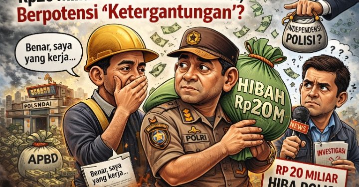 RP20 MILIAR KE POLISI, MAROS DIAM: HIBAH ATAU “MAIN AMAN”?