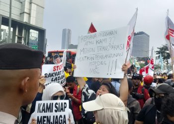 RIBUAN MAHASISWA TURUN KE JALAN, 4.151 PERSONEL TNI-POLRI DISIAGAKAN AMANKAN AKSI “MENUJU INDONESIA BANGKRUT”