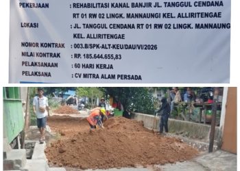 Warga Protes Peninggian Jalan di Bantaran Sungai Maros, Kelurahan Sebut Demi Selamatkan Ratusan Rumah dari Banjir