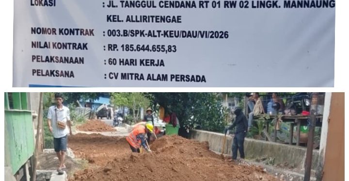 Warga Protes Peninggian Jalan di Bantaran Sungai Maros, Kelurahan Sebut Demi Selamatkan Ratusan Rumah dari Banjir