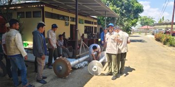 PETANI TOMPOBULU BELAJAR TEKNOLOGI TANAM PADI, TARGET PANEN 10 TON PER HEKTARE