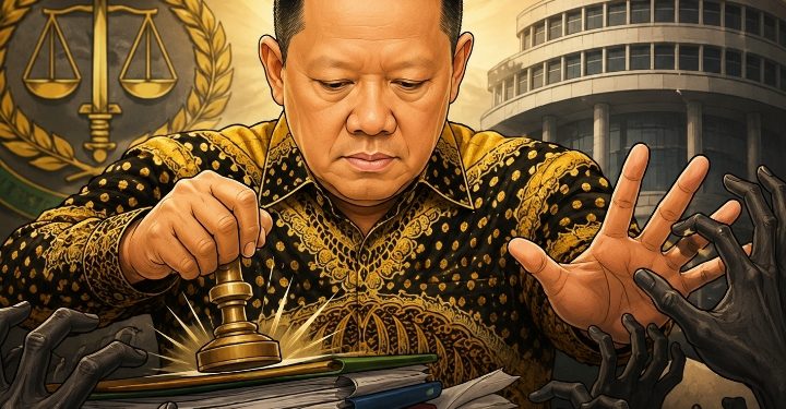 MESKI TERPOJOK GEDUNG BUNDAR GAS POL BERANTAS KORUPSI