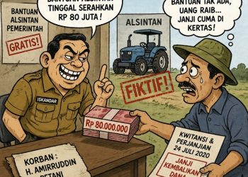 DINAS PERTANIAN MAROS DUGAAN JADI SARANG PUNGLI ALSINTAN
