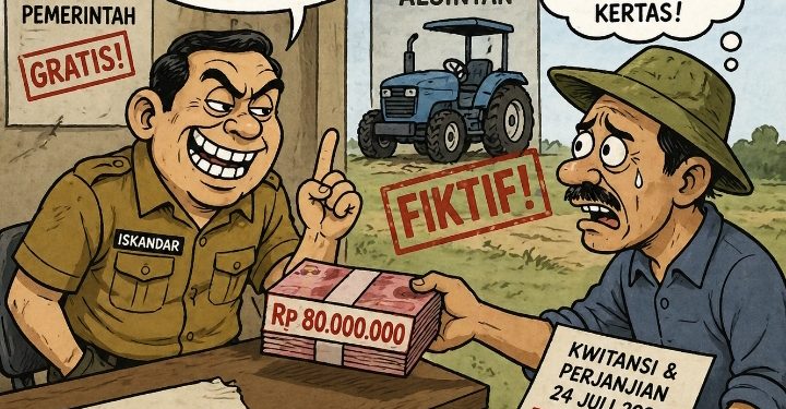 DINAS PERTANIAN MAROS DUGAAN JADI SARANG PUNGLI ALSINTAN