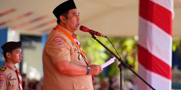 PRAMUKA MAROS PERKUAT SAKA, DUKUNG SWASEMBADA PANGAN NASIONAL