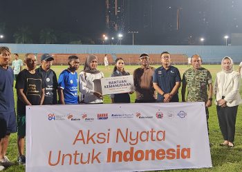 BAKRIE GROUP GALANG DONASI LEWAT LAGA SEPAK BOLA AMAL, LEGENDA TIMNAS TURUN LAPANGAN