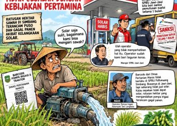 SOLAR LANGKA, RATUSAN HEKTARE SAWAH DI SIMBANG TERANCAM GAGAL PANEN