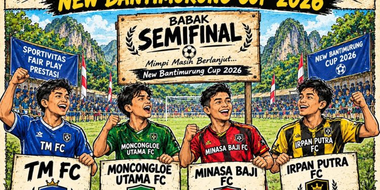 EMPAT TIM AMANKAN TIKET SEMIFINAL NEW BANTIMURUNG CUP 2026